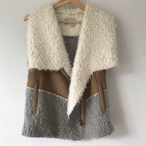Anthropologie Saturday Sunday Fur Vest